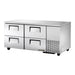 True TUC-67D-4-HC 67" W Undercounter Refrigerator w/ (2) Sections & (4) Drawers, 115v-cityfoodequipment.com