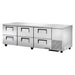True TUC-93D-6-HC 93" W Undercounter Refrigerator w/ (3) Sections & (6) Drawers, 115v-cityfoodequipment.com