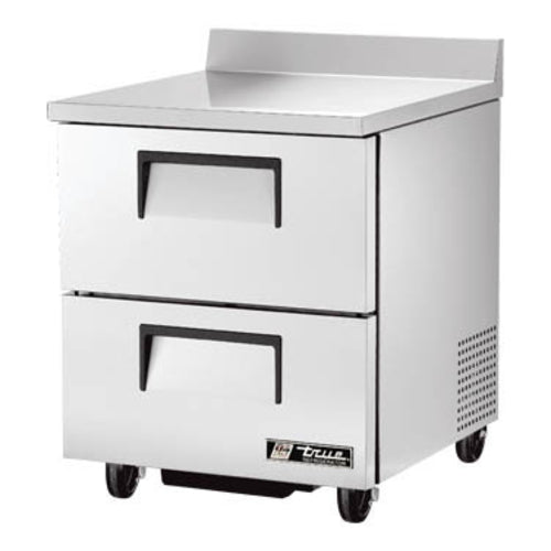 True TWT-27D-2-HC 28" Worktop Refrigerator w/ (1) Section & (2) Drawers, 115v-cityfoodequipment.com
