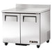 True TWT-36-HC 36" Worktop Refrigerator w/ (2) Sections, 115v-cityfoodequipment.com