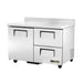 True TWT-48D-2-HC 48" Worktop Refrigerator w/ (2) Sections & (2) Drawers, 115v-cityfoodequipment.com