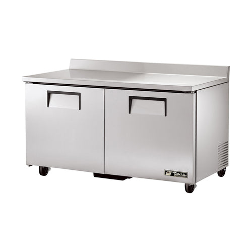True TWT-60-HC 60" Worktop Refrigerator w/ (2) Sections, 115v-cityfoodequipment.com