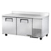 True TWT-67F-HC 67" W Worktop Freezer w/ (2) Sections & (2) Doors, 115v-cityfoodequipment.com
