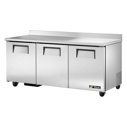 True TWT-72-HC 72" Worktop Refrigerator w/ (3) Sections, 115v-cityfoodequipment.com