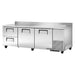 True TWT-93D-2-HC 93" Worktop Refrigerator w/ (3) Sections & (2) Drawers, 115v-cityfoodequipment.com