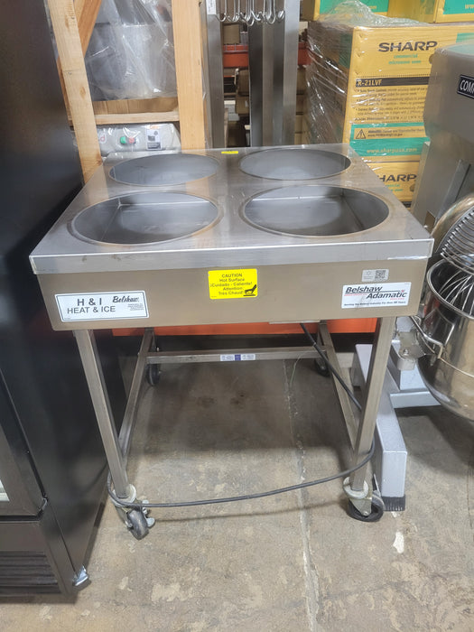 Used Belshaw #84900124 30"x30" 4-Well Icing Table-cityfoodequipment.com