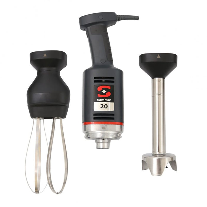 Sammic MB-21 15 4/5 Qt Immersion Blender W/ 12" Whisk & 9 4/5" Blending Arm, 120v-cityfoodequipment.com
