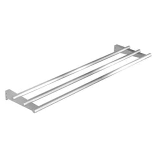 Duke 3BTS-FX-74 74" Tray Slide w/ Fixed Brackets & 3 Tubular Bars, Stainless-cityfoodequipment.com