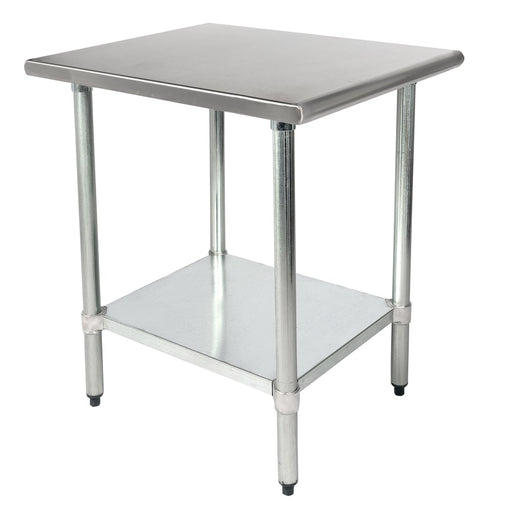 Duke 316-3024 24" 16 ga Work Table w/ Undershelf & 300 Series Stainless Flat Top-cityfoodequipment.com