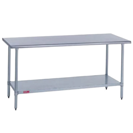 Duke 316S-3648 48" 16 ga Work Table w/ Undershelf & 300 Series Stainless Flat Top-cityfoodequipment.com
