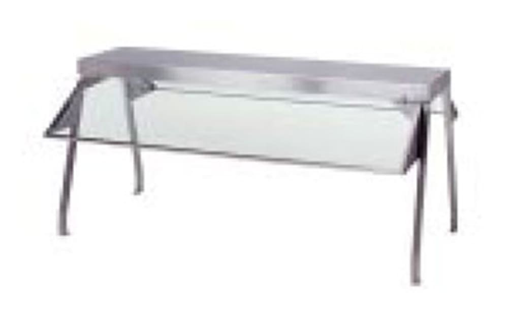 Duke 838-1SN Buffet Shelf w/ 1 Glass Sneeze Guard, 58 3/8 x 10 1/2 x 20", Stainless-cityfoodequipment.com