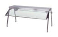 Duke 838-1SN Buffet Shelf w/ 1 Glass Sneeze Guard, 58 3/8 x 10 1/2 x 20", Stainless-cityfoodequipment.com