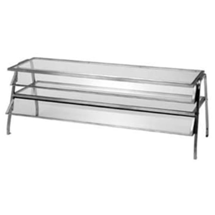 Duke 983 Glass Display Shelf w/ 1/4" Acrylic End Guards, 44 1/8" x 18 1/4" x 20"-cityfoodequipment.com