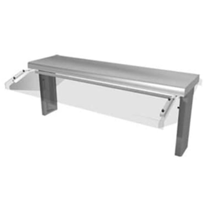 Duke TS530-46 45 5/8" Sneeze Guard, 2 Sided Buffet Style w/ Acrylic End Guards-cityfoodequipment.com