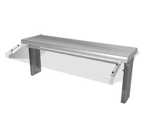 Duke TS530-60 60" Sneeze Guard, 2 Sided Buffet Style w/ Flip-Up Acrylic-cityfoodequipment.com