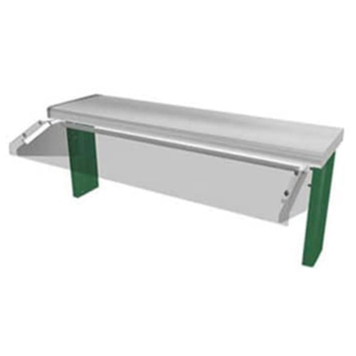 Duke TS530-88-1SN 88" Sneeze Guard, 1 Sided Buffet Style w/ Acrylic End Guards-cityfoodequipment.com