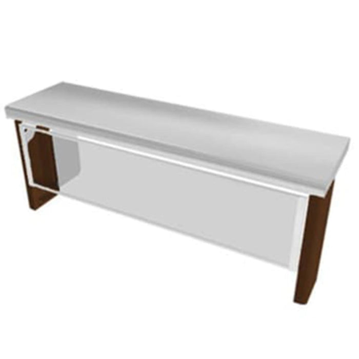Duke TS540-60 59 5/8" Designer Sneeze Guard w/ 13" Shelf, Self-Service Style-cityfoodequipment.com