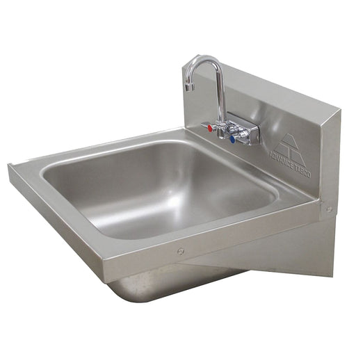 Advance Tabco 7-PS-49 Wall Mount Commercial Hand Sink w/ 16"L x 14"W x 8"D Bowl, Basket Drain-cityfoodequipment.com