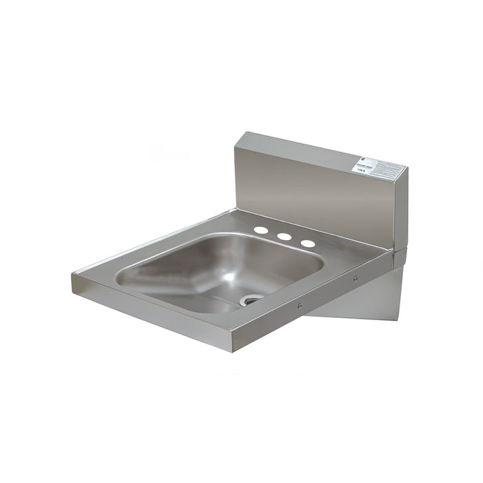 Advance Tabco 7-PS-75 Wall Mount Commercial Hand Sink w/ 14"L x 16"W x 5"D Bowl, Basket Drain-cityfoodequipment.com