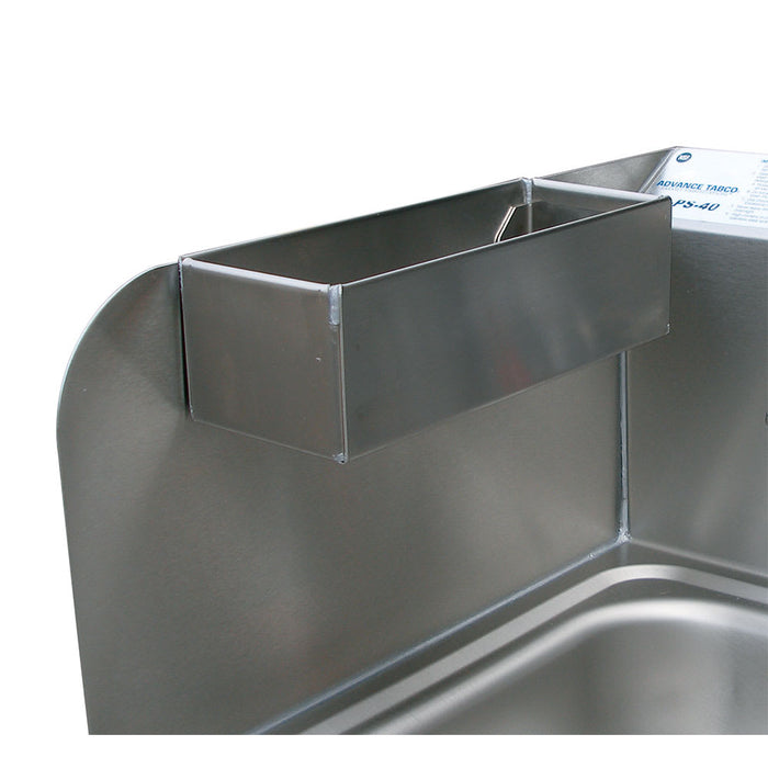 Advance Tabco 7-PS-48 Removable Perforated Utility Tray for Side Splash, Stainless-cityfoodequipment.com