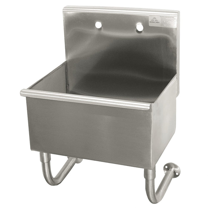 Advance Tabco 19-18-23 Wall Mount Commercial Hand Sink w/ 23"L x 16"W x 8"D Bowl, Basket Drain-cityfoodequipment.com
