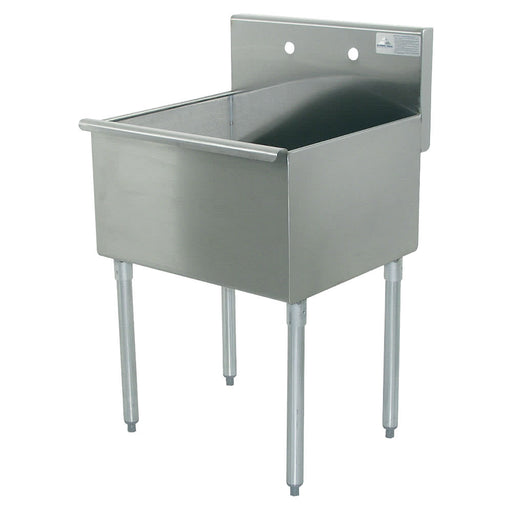 Advance Tabco 4-41-36 36" 1 Compartment Sink w/ 36"L x 24"W Bowl, 13" Deep-cityfoodequipment.com