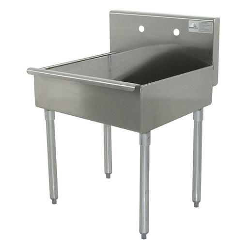 Advance Tabco 4-OP-18 24" 1 Compartment Sink w/ 24"L x 21"W Bowl, 8" Deep-cityfoodequipment.com