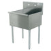Advance Tabco 6-41-36 36" 1 Compartment Sink w/ 36"L x 24"W Bowl, 13" Deep-cityfoodequipment.com