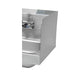 Advance Tabco 7-PS-11A 12" Tall Welded Side Splash for Hand Sinks - 9" x 9" Bowls, Splash Mount-cityfoodequipment.com