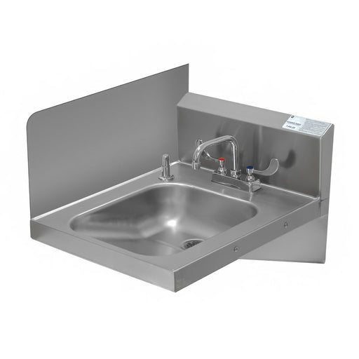 Advance Tabco 7-PS-11D 12" Tall Welded Side Splash for Handicapped Hand Sinks-cityfoodequipment.com