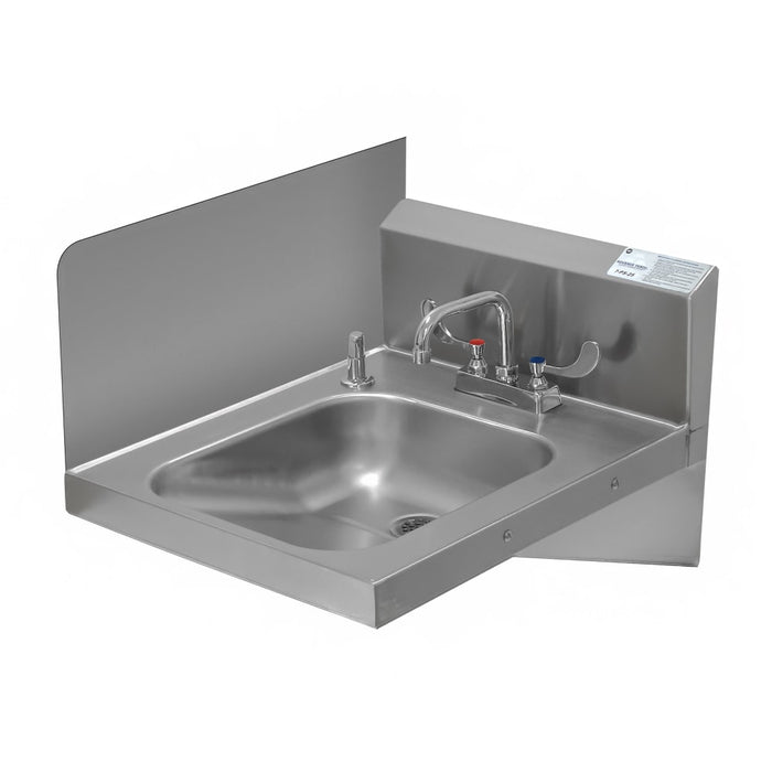 Advance Tabco 7-PS-11D 12" Tall Welded Side Splash for Handicapped Hand Sinks-cityfoodequipment.com