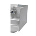 Advance Tabco 7-PS-16 7 3/4" Tall Welded Side Splash for Hand Sinks - 10" x 14" Bowl, Splash Mount-cityfoodequipment.com