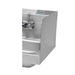 Advance Tabco 7-PS-16B 7 3/4" Tall Welded Side Splash for Hand Sinks - 10" x 14" Bowl, Deck Mount-cityfoodequipment.com