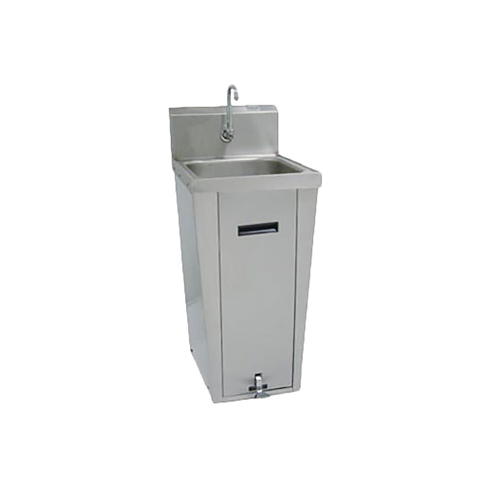 Advance Tabco 7-PS-18 Pedestal Commercial Touchless Hand Sink w/ 14"L x 16"W x 6"D Bowl, Gooseneck Faucet-cityfoodequipment.com