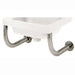 Advance Tabco 7-PS-24 Tubular Wall Support Brackets for Sinks - 10x14" Bowl, Splash Mount Faucet-cityfoodequipment.com