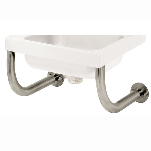 Advance Tabco 7-PS-24B Tubular Wall Support Brackets for Sinks - 10x14" Bowl, Deck Mount Faucet-cityfoodequipment.com