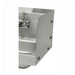 Advance Tabco 7-PS-27A 7 3/4" Tall Bolted Side Splash for Hand Sinks - 9" x 9" Bowls, Splash Mount-cityfoodequipment.com