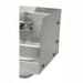 Advance Tabco 7-PS-27B 7 3/4" Tall Bolted Side Splash for Hand Sinks - 10" x 14" Bowls, Deck Mount-cityfoodequipment.com