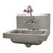Advance Tabco 7-PS-55 Wall Mount Commercial Hand Sink w/ 14"L x 10"W x 5"D Bowl, Gooseneck Faucet-cityfoodequipment.com
