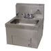 Advance Tabco 7-PS-65 Wall Mount Commercial Hand Sink w/ 14"L x 10"W x 5"D Bowl, Standard Faucet-cityfoodequipment.com