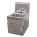 Advance Tabco 7-PS-88 Wall Mount Commercial Hand Sink w/ 9"L x 9"W x 5"D Bowl, Soap Dispenser-cityfoodequipment.com