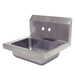 Advance Tabco 7-PS-70-EC Wall Mount Commercial Hand Sink w/ 14"L x 10"W x 5"D Bowl, Basket Drain-cityfoodequipment.com