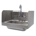 Advance Tabco 7-PS-66W Wall Mount Commercial Hand Sink w/ 14"L x 10"W x 5"D Bowl, Side Splashes-cityfoodequipment.com