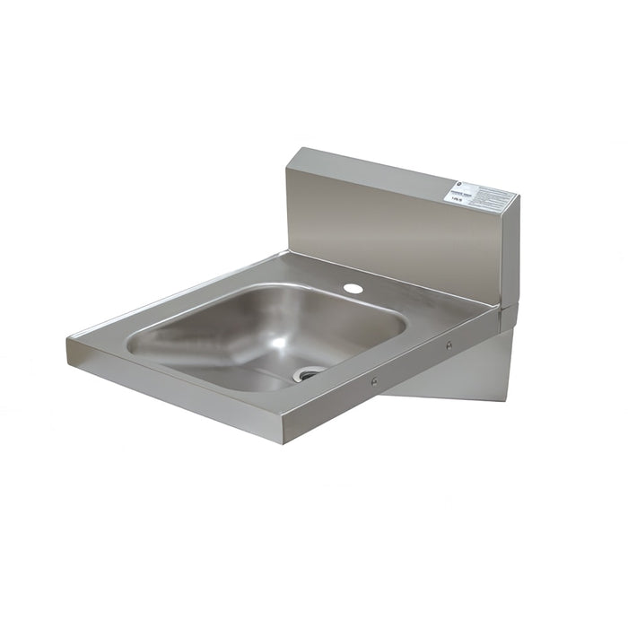 Advance Tabco 7-PS-751 Wall Mount Commercial Hand Sink w/ 14"L x 16"W x 5"D Bowl, No Faucet-cityfoodequipment.com