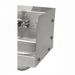 Advance Tabco 7-PS-27 7 3/4" Tall Bolted Side Splash for Hand Sinks - 10" x 14" Bowls, Splash Mount-cityfoodequipment.com