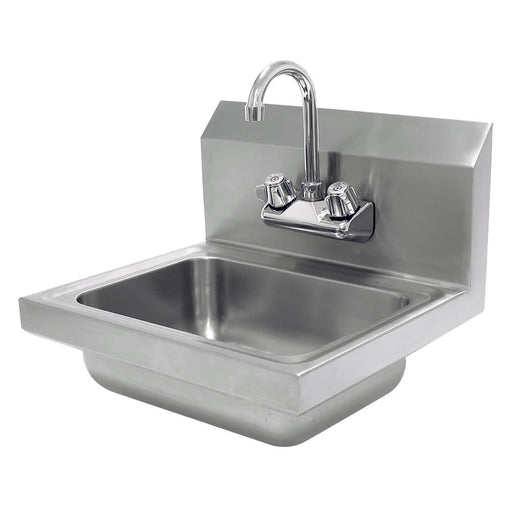 Advance Tabco 7-PS-EC Wall Mount Commercial Hand Sink w/ 14"L x 10"W x 5"D Bowl, Basket Drain-cityfoodequipment.com