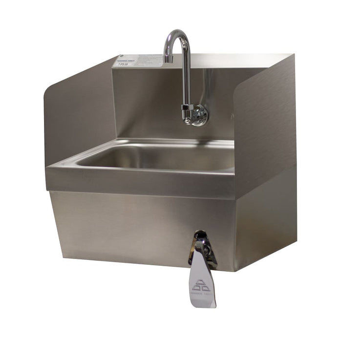 Advance Tabco 7-PS-59 Wall Mount Commercial Touchless Hand Sink w/ 14"L x 10"W x 5"D Bowl, Basket Drain-cityfoodequipment.com
