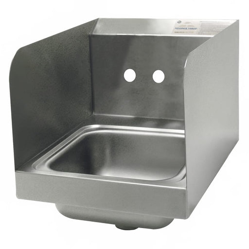 Advance Tabco 7-PS-23-EC-SPNF-X Wall Mount Commercial Hand Sink w/ 9"L x 9"W x 5"D Bowl, Side Splashes-cityfoodequipment.com