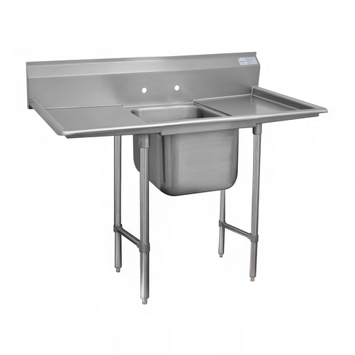 Advance Tabco 9-21-20-24RL 70" 1 Compartment Sink w/ 20"L x 20"W Bowl, 12" Deep-cityfoodequipment.com