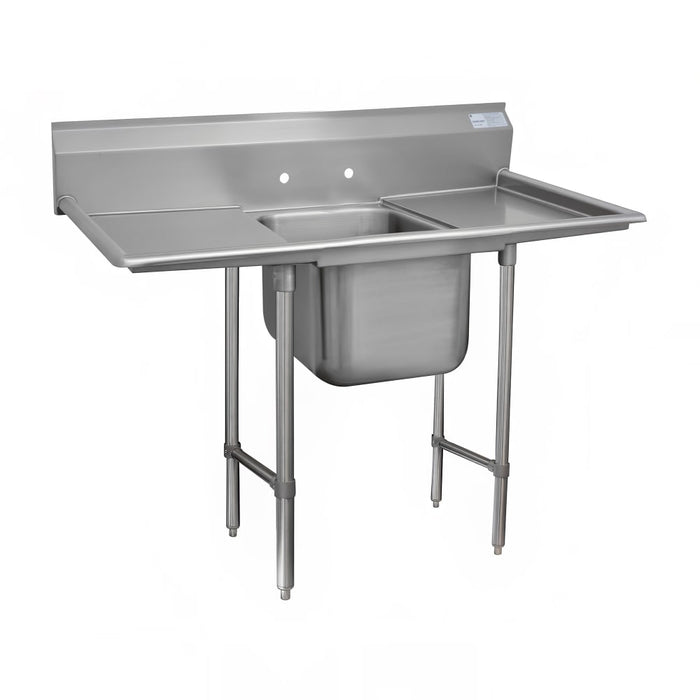 Advance Tabco 9-21-20-24RL 70" 1 Compartment Sink w/ 20"L x 20"W Bowl, 12" Deep-cityfoodequipment.com